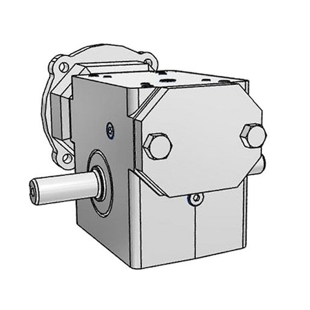 Hub City Speed Reducer, Right Angle, 10:1 Ratio, 56C 214 10/1 A WR 56C